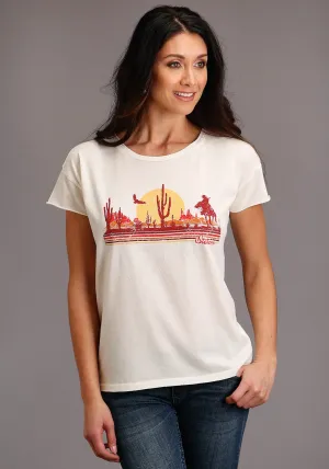 Tagless Neck Stetson Womens White 100% Cotton Distressed Cowgirl S/S T-Shirt Stetson Womens White 100% Cotton Distressed Cowgirl S/S T-Shirt Minimalist Design