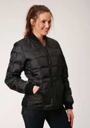 Tailored Comfort Roper Womens Black Polyester Insulated Price Point Jacket Artist Vibe Durable Roper Womens Black Polyester Insulated Price Point Jacket