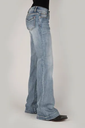 Tailored Design Stetson Womens Blue Cotton Blend 214 Trouser Raw Edge Jeans Stetson Womens Blue Cotton Blend 214 Trouser Raw Edge Jeans Essential Wardrobe All Style Fit