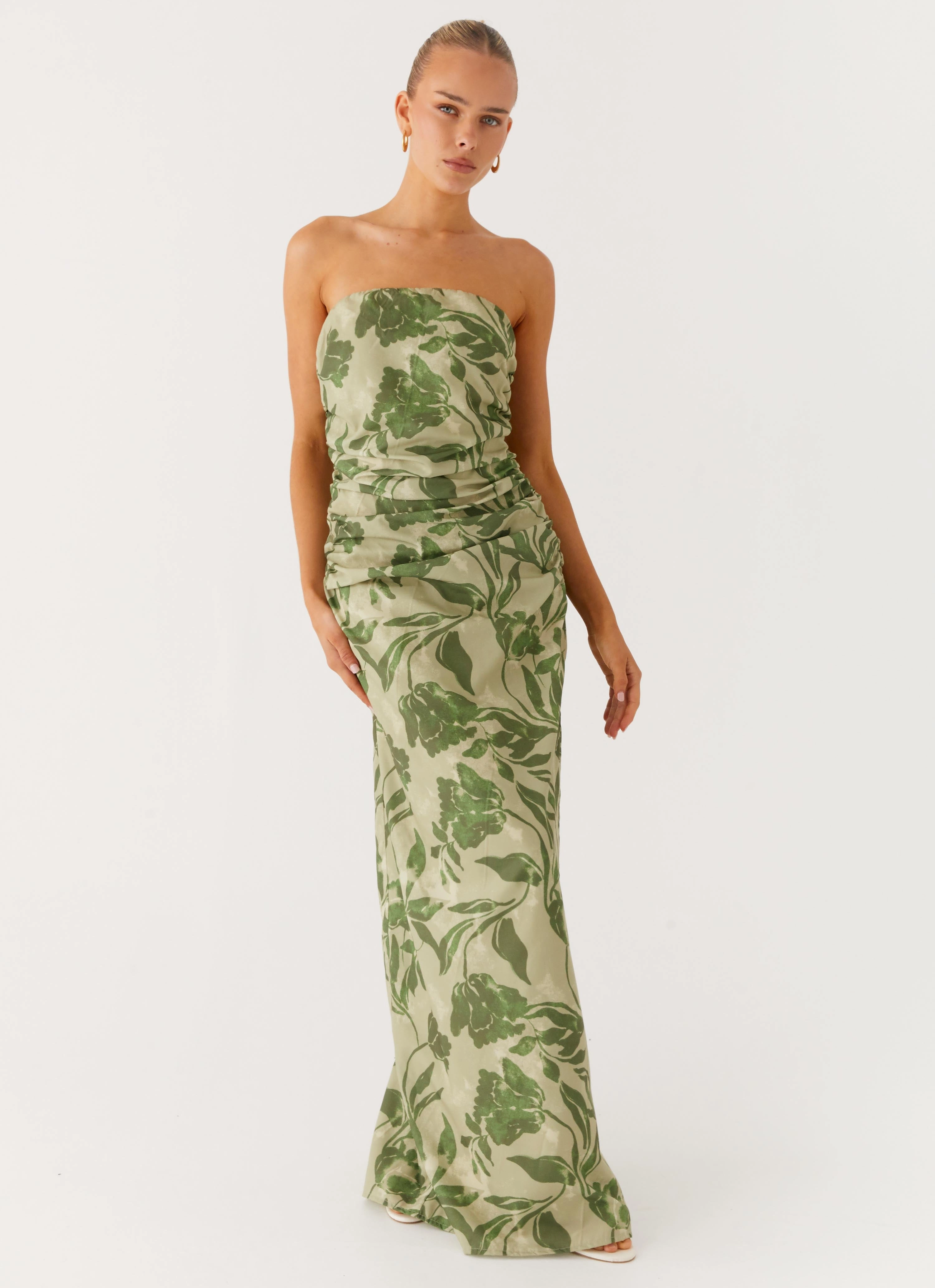 Sirrah Maxi Dress - Jade Fern Casual day-to-night piece Luxury Feel
