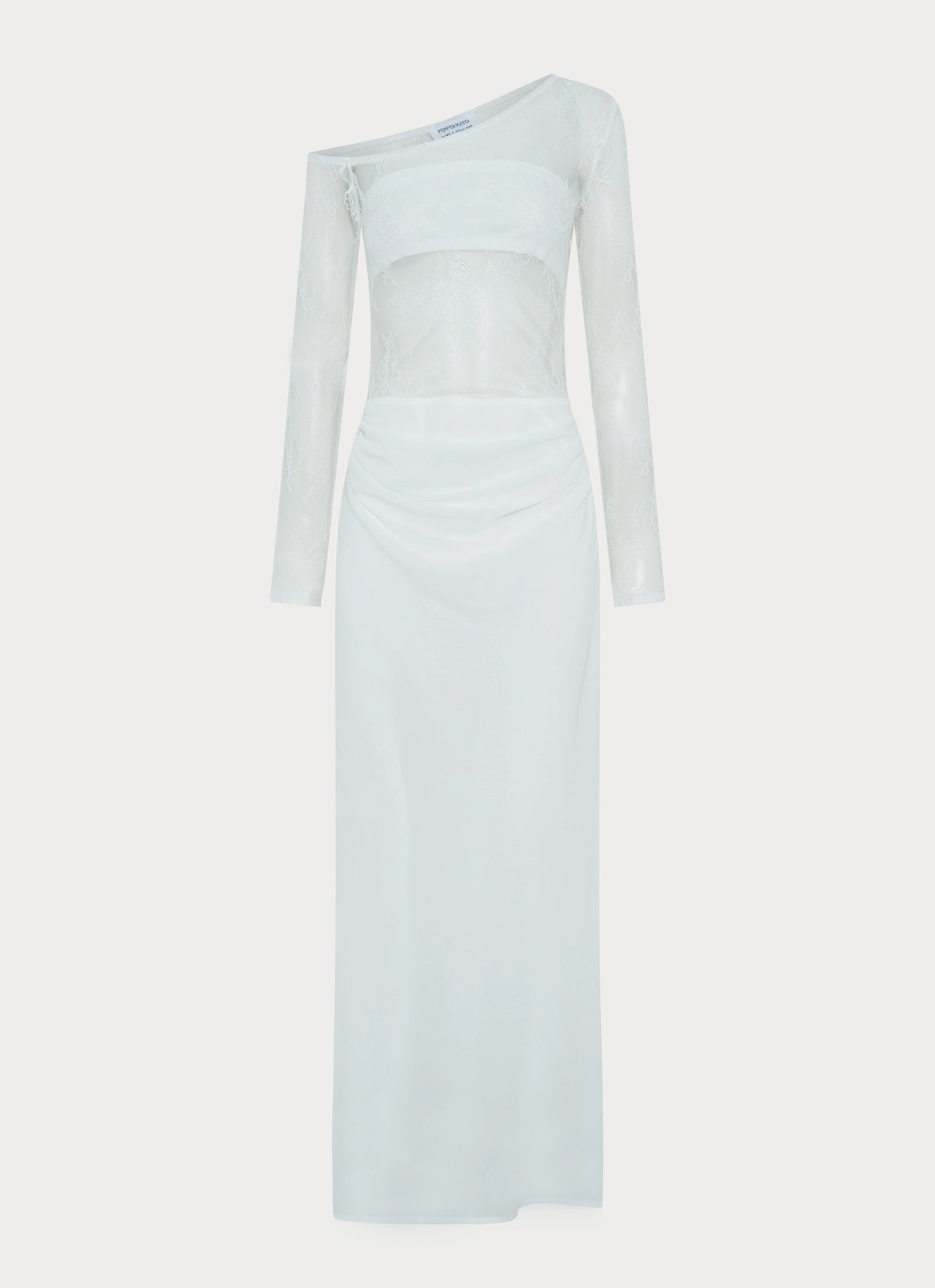 Quiet Sweet Invisible-Zip Take Your Time Maxi Dress - White