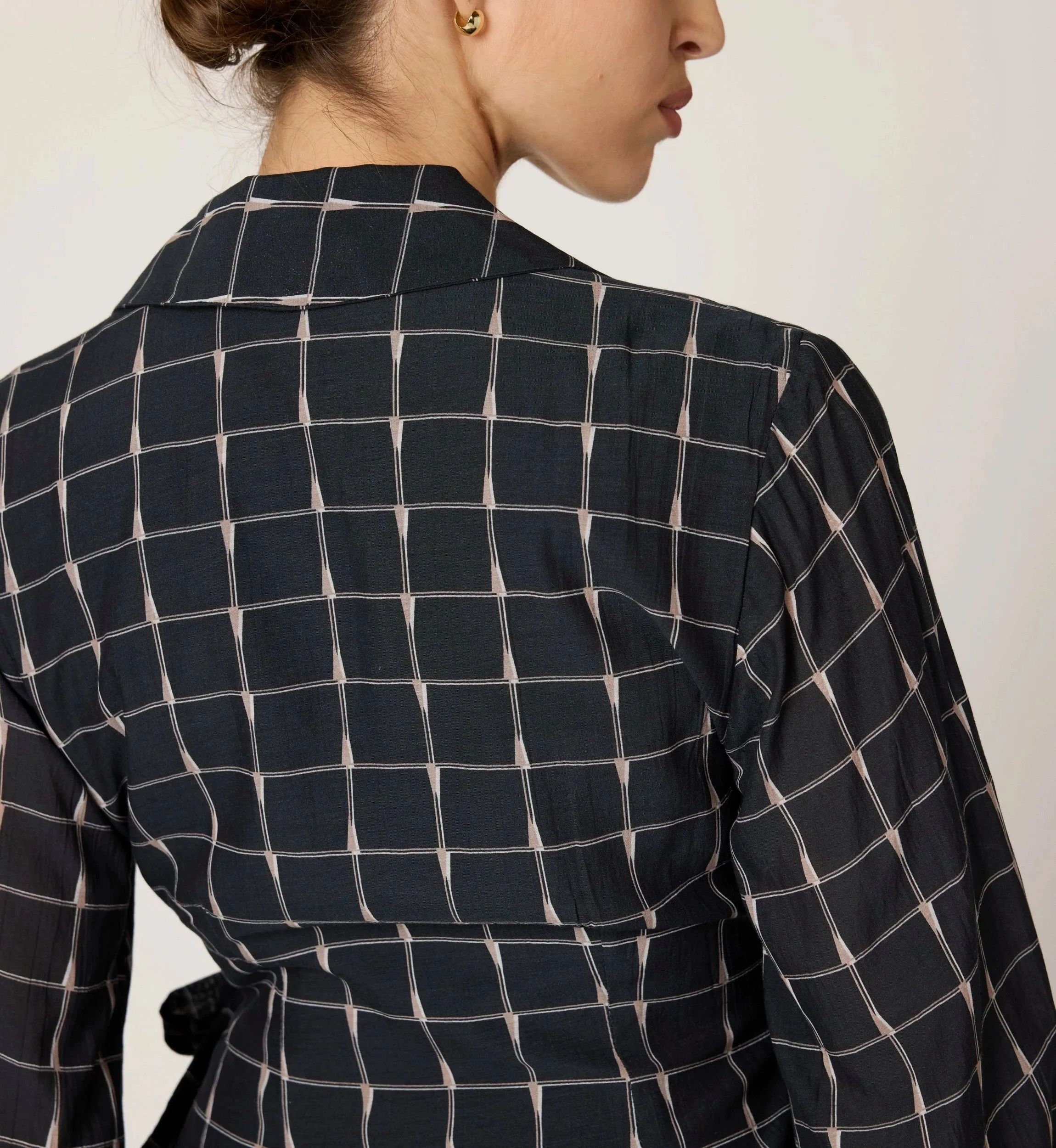Talia Mini Dress | Saul polka-dot