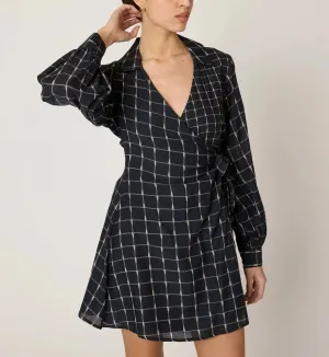 Talia Mini Dress | Saul retro look Edgy Twist Bright bold dress Talia Mini Dress | Saul