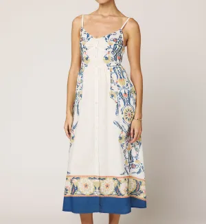 Tamasin Midi Dress | Monaco Adjustable Design Office Shape Solid-color Tamasin Midi Dress | Monaco