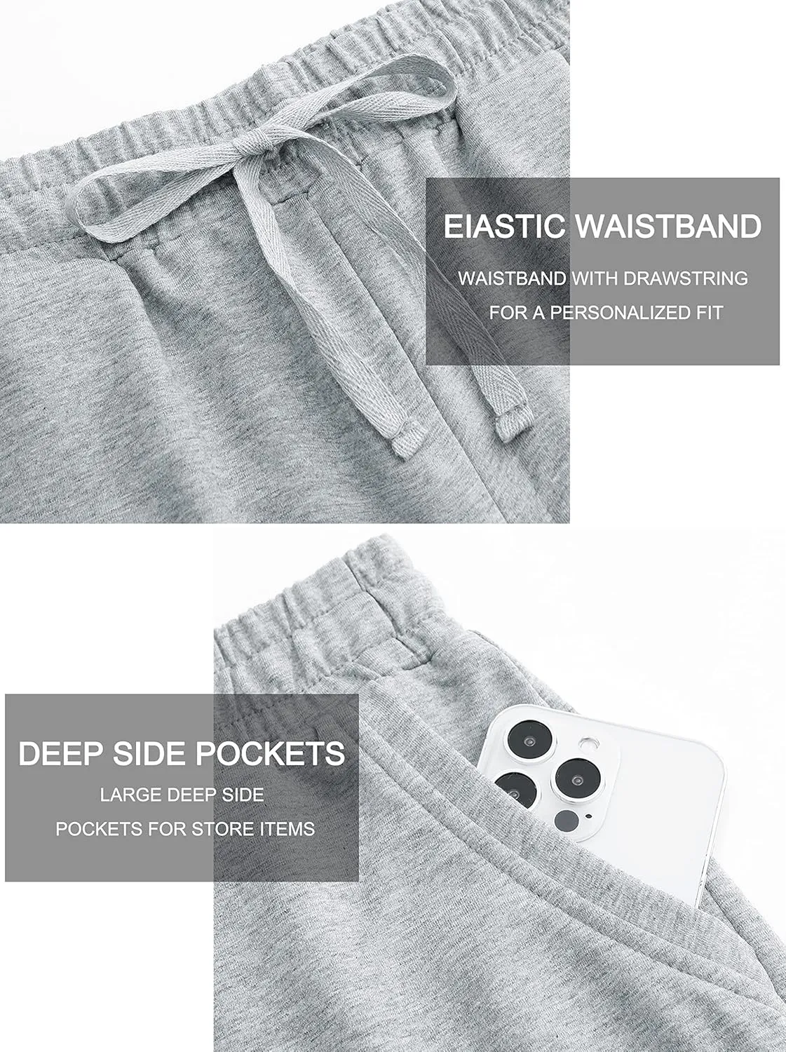 Tandisk Women's 5" Casual Jersey Cotton Shorts Lounge Yoga Pajama Walking Shorts with Pockets Activewear