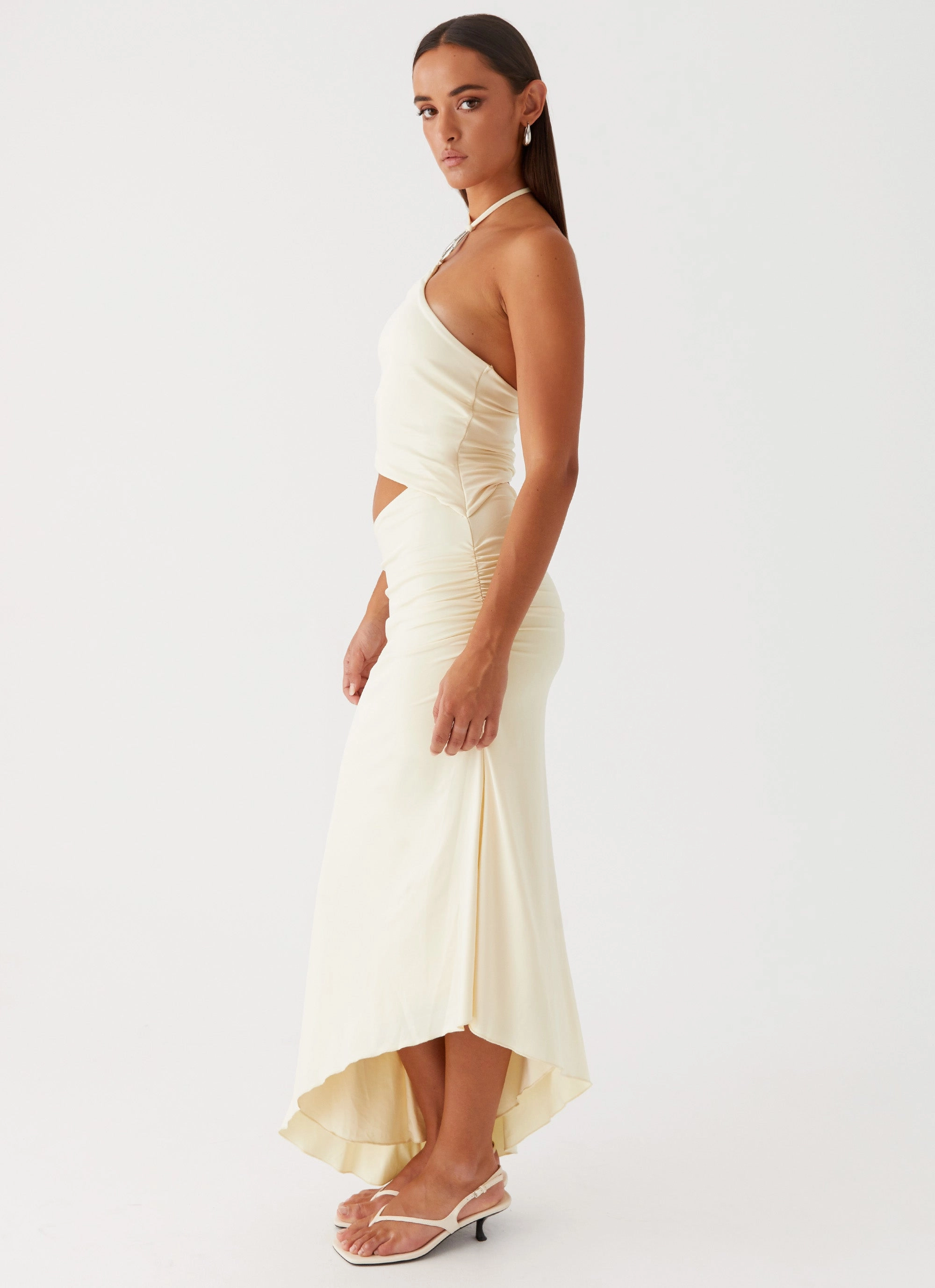 Perfectly Fitted Tasha Maxi Dress - Lemon