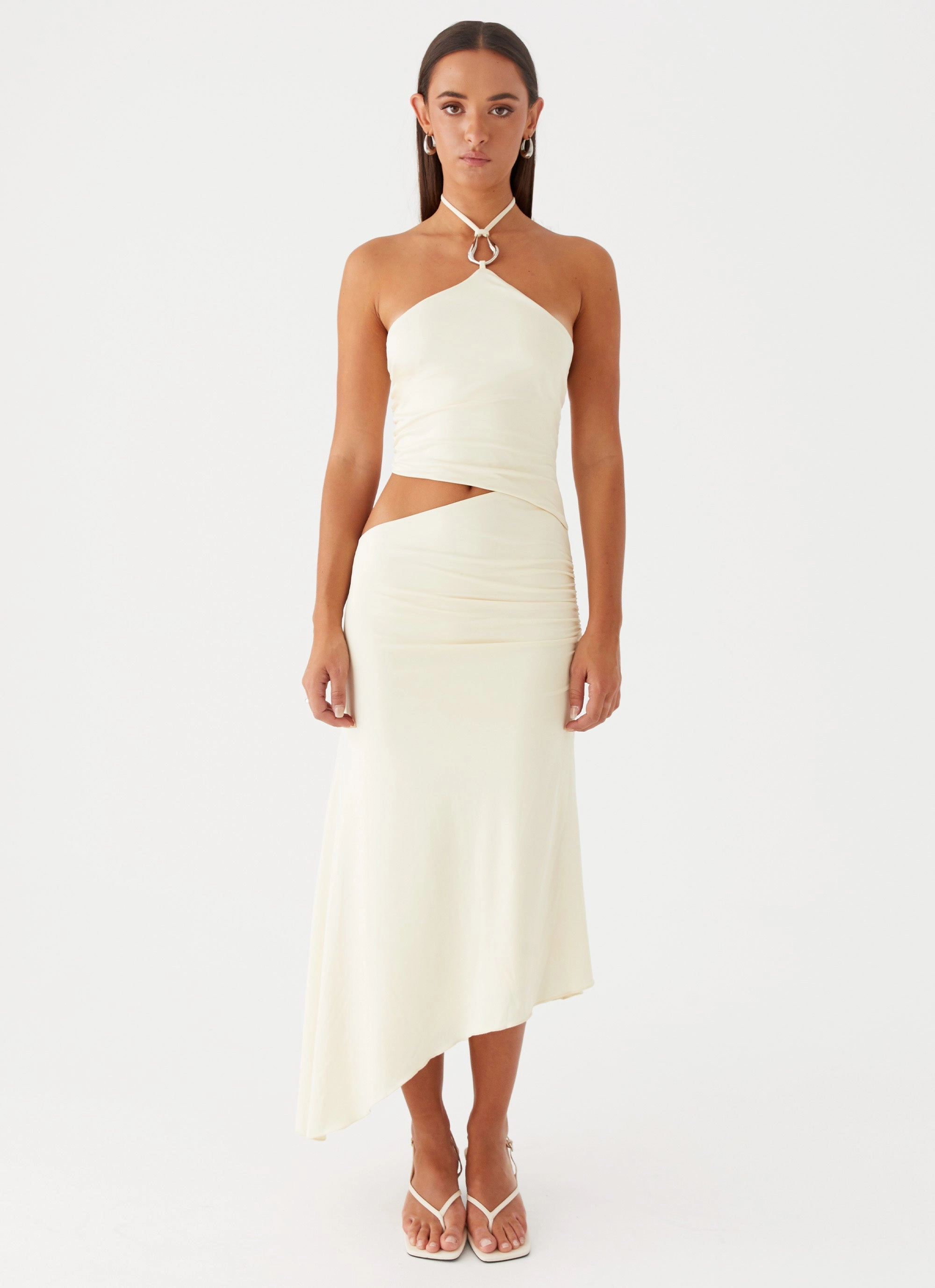 Gentle Motion Sophisticated Edge Tasha Maxi Dress - Lemon