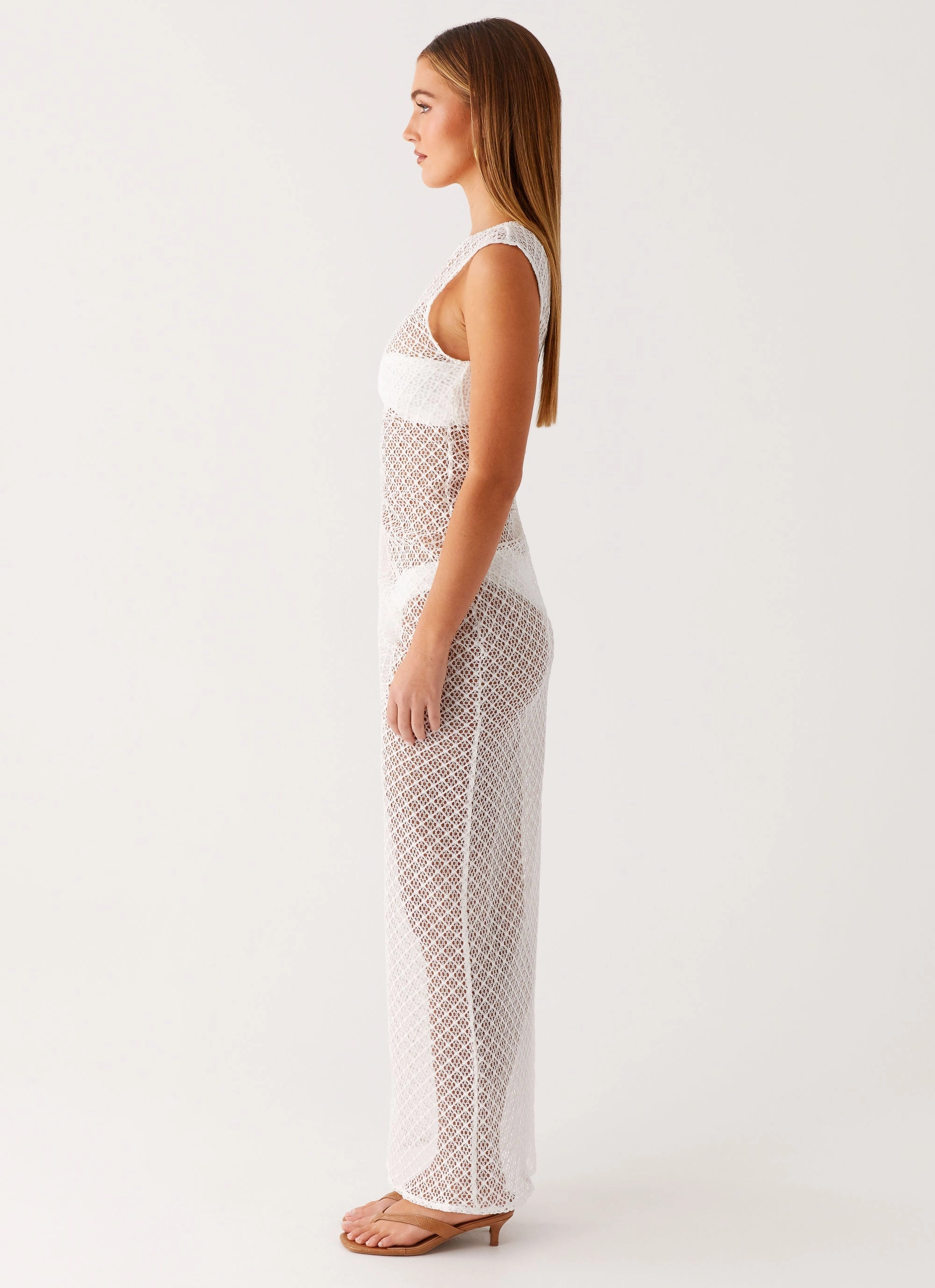 Maeva Maxi Dress - White Versatile Edge Warranty-Included