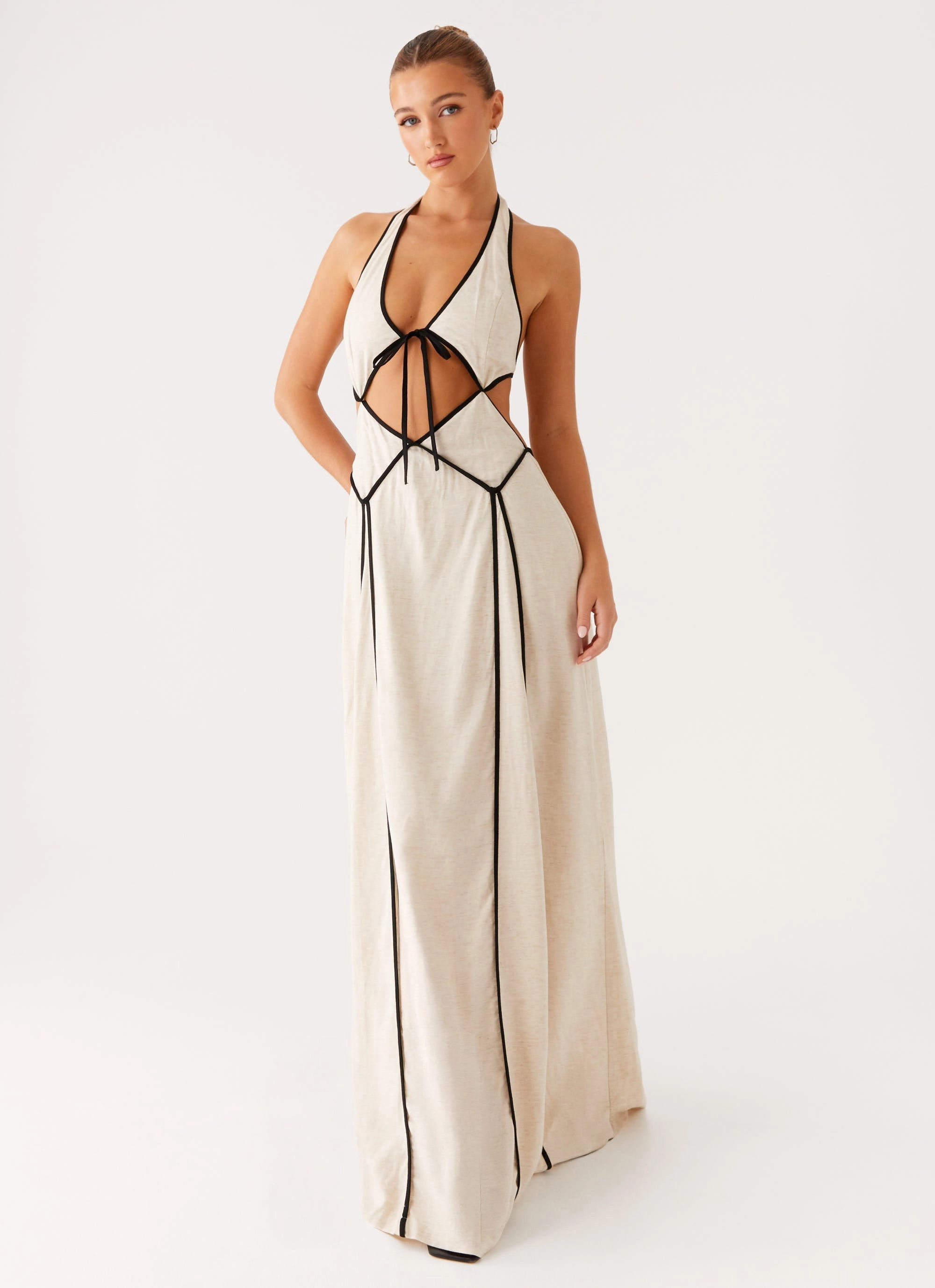 Sonnet Maxi Dress - Oatmeal All weather