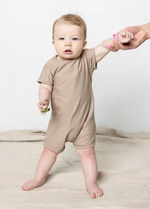 Taupe | Baby Shorties Rashguard (Unisex)