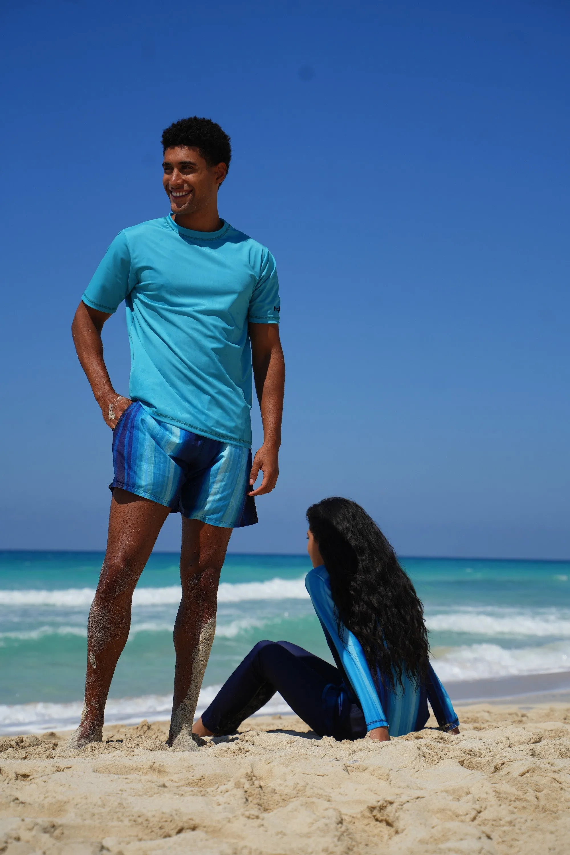 Teal Men's Rashguard