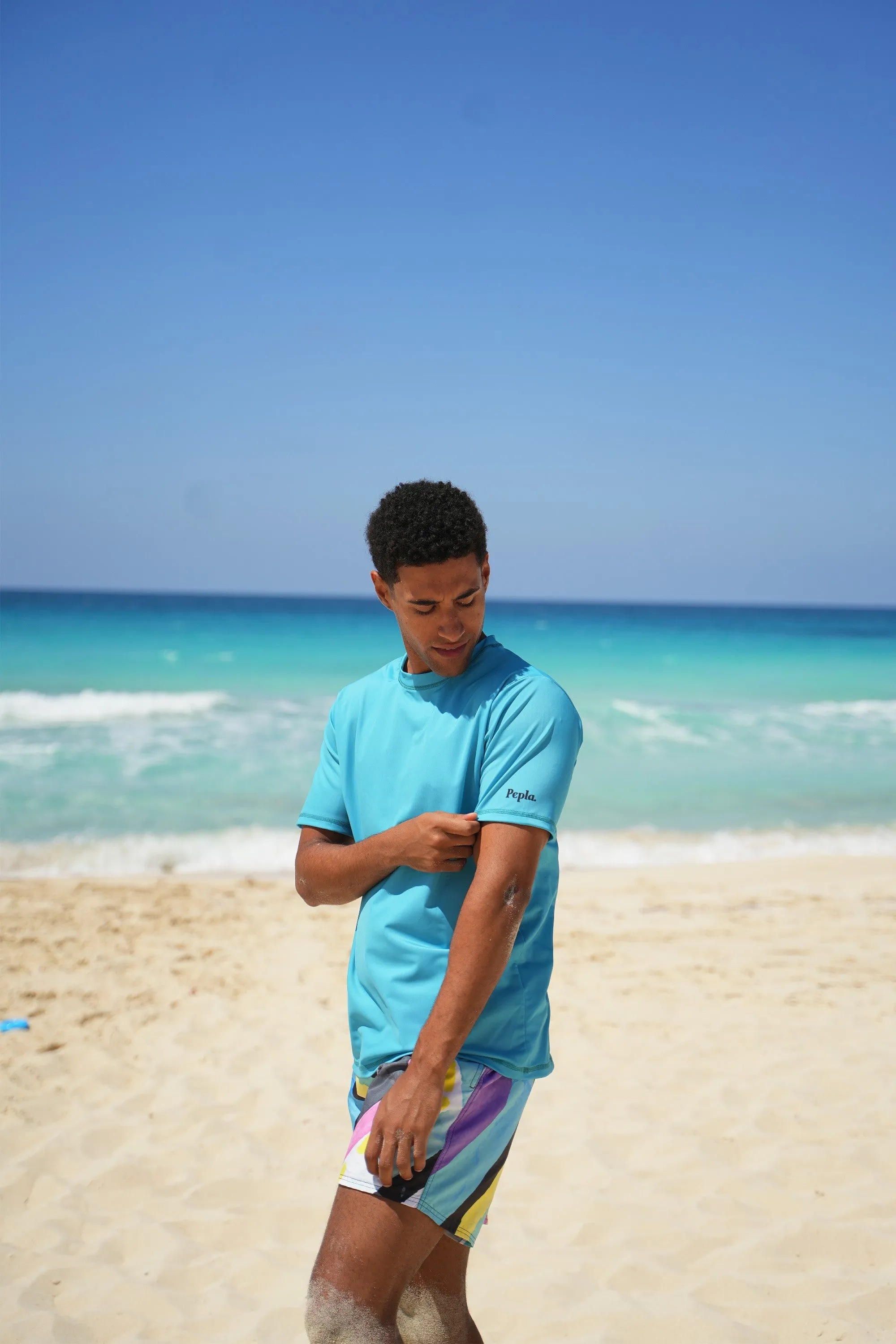 Teal Men's Rashguard
