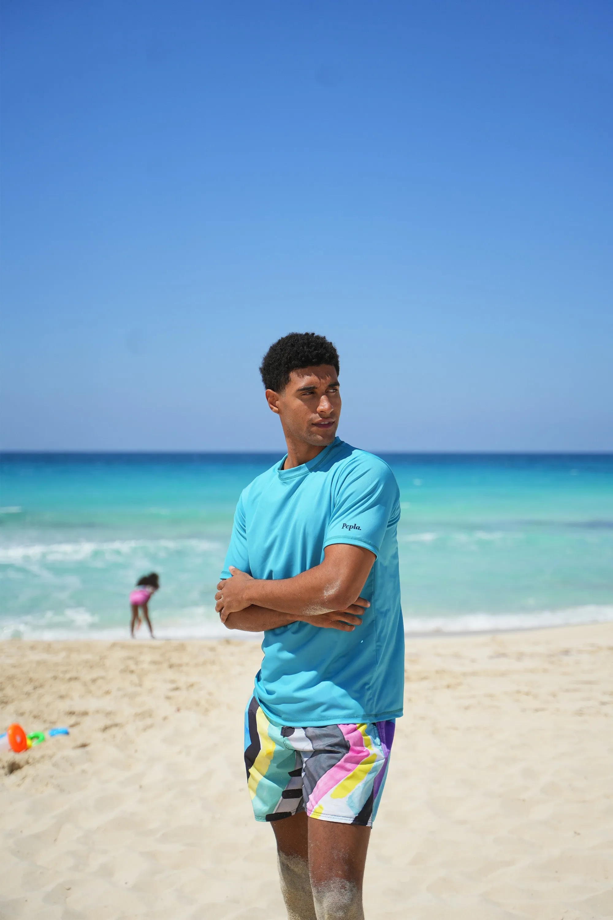Teal Men's Rashguard