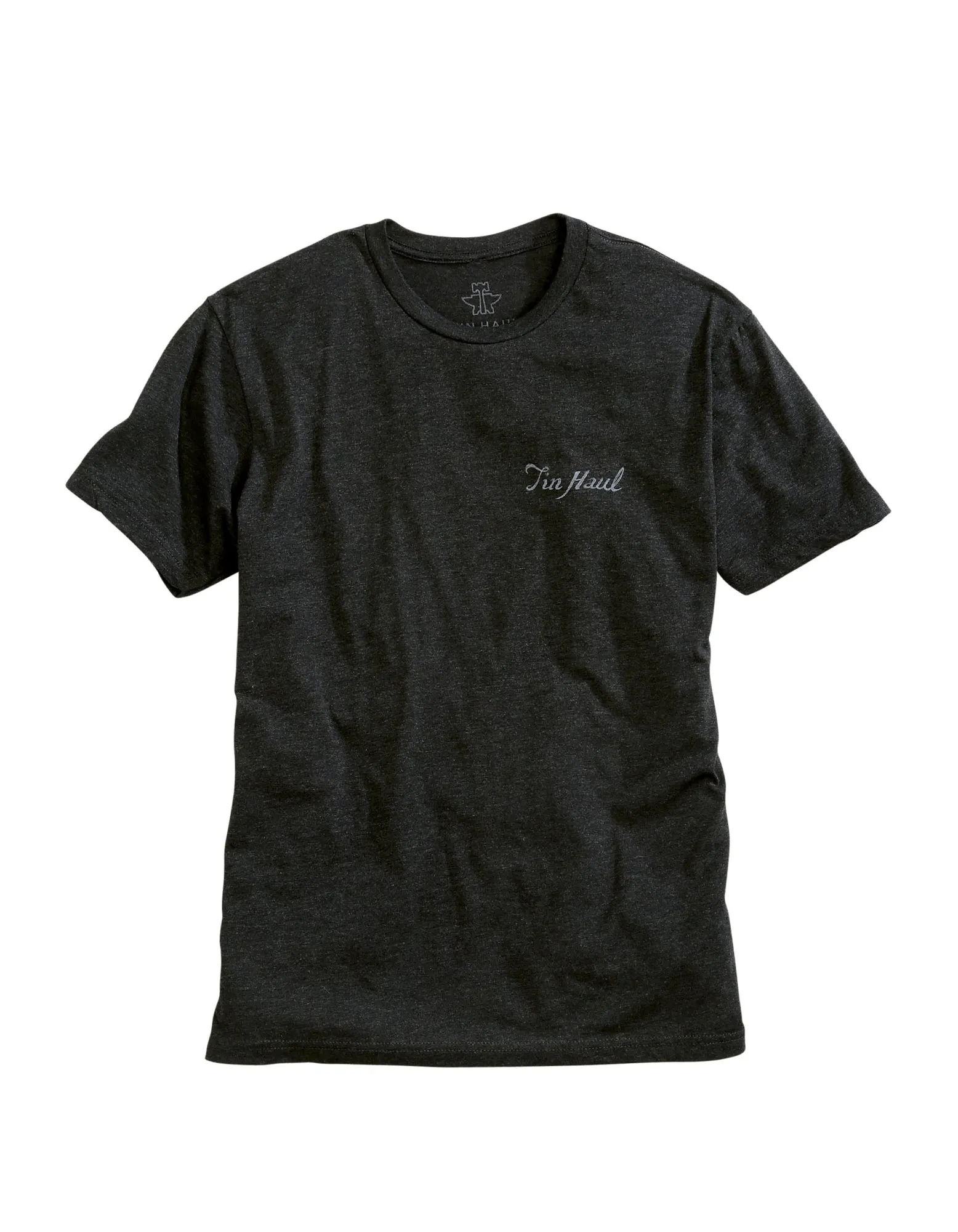 Tin Haul Unisex Black Call Carl S/S T-Shirt Durable Buttons