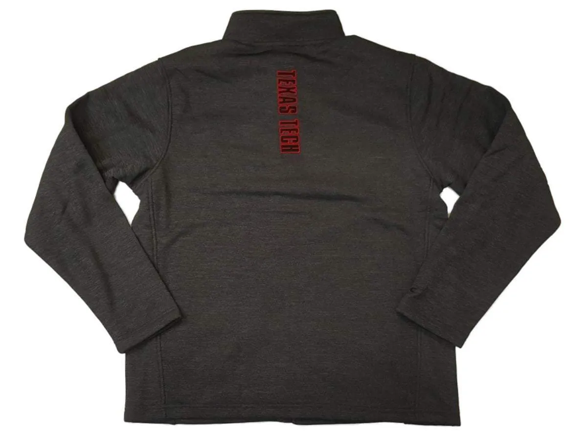Texas Tech Red Raiders Colosseum Charcoal Gray Full Zip Performance Jacket (L)