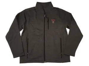 Texas Tech Red Raiders Colosseum Charcoal Gray Full Zip Performance Jacket (L)