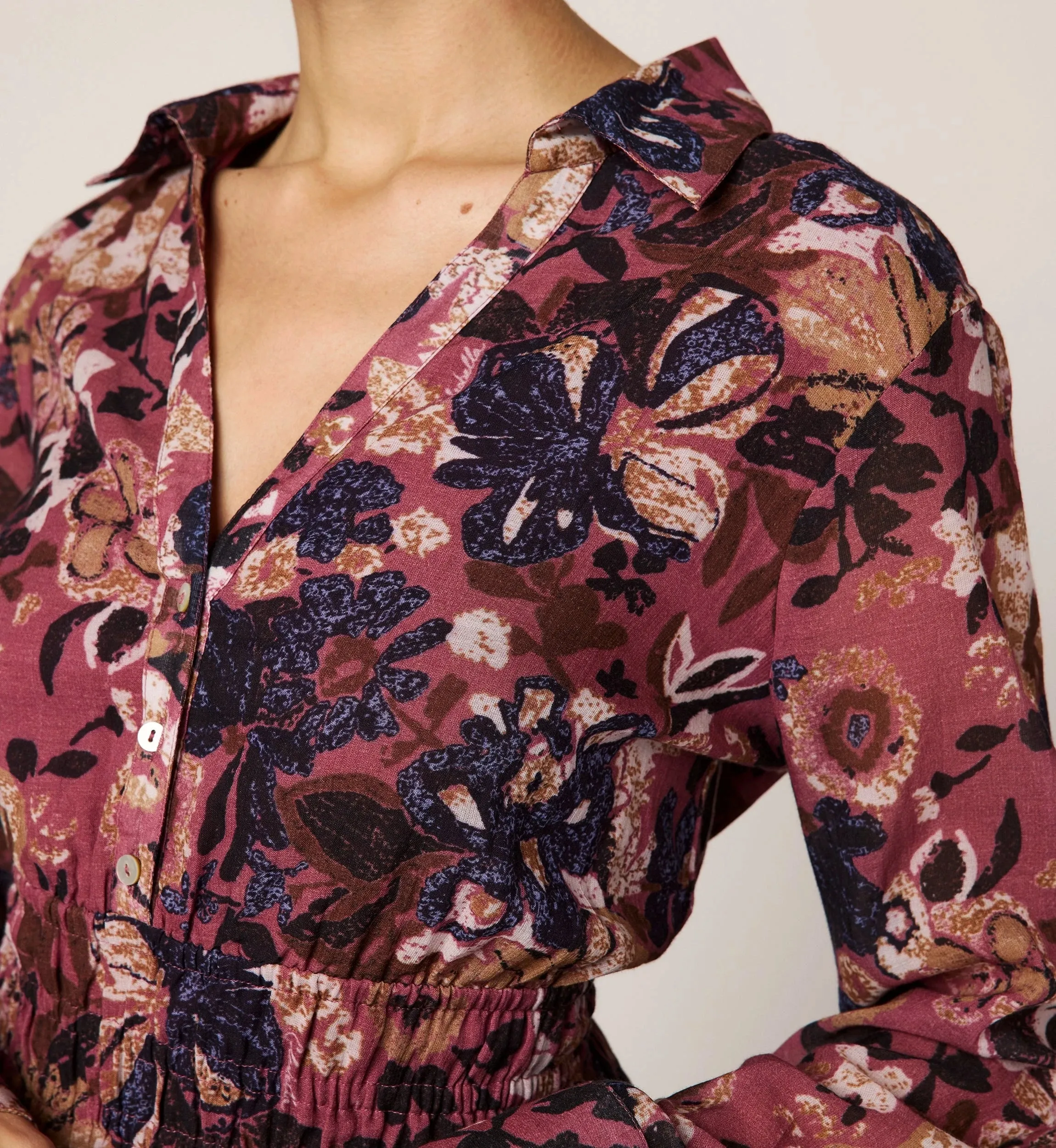 Pose Sweet Airy Comfort Tharini Midi Dress | Bergamo