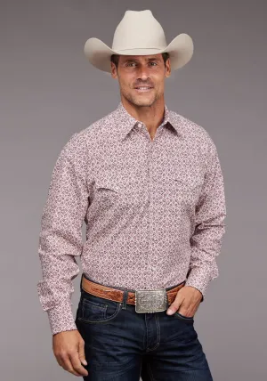 Thermal regulation Stetson Mens 2036 Vintage Wine 100% Cotton L/S Shirt Stetson Mens 2036 Vintage Wine 100% Cotton L/S Shirt Smooth Seam Finish