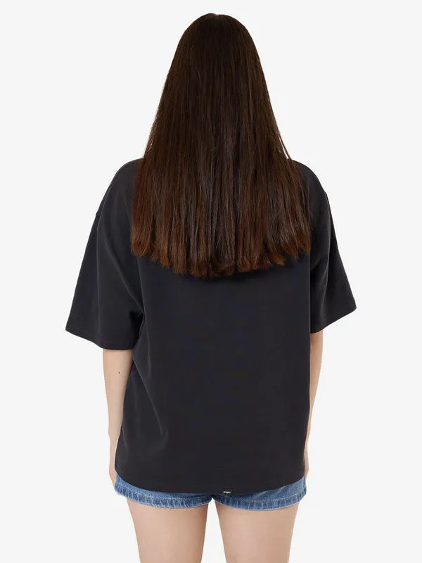THRILLS Deadly Pursuit Oversized Tee - WASHED BLACK
