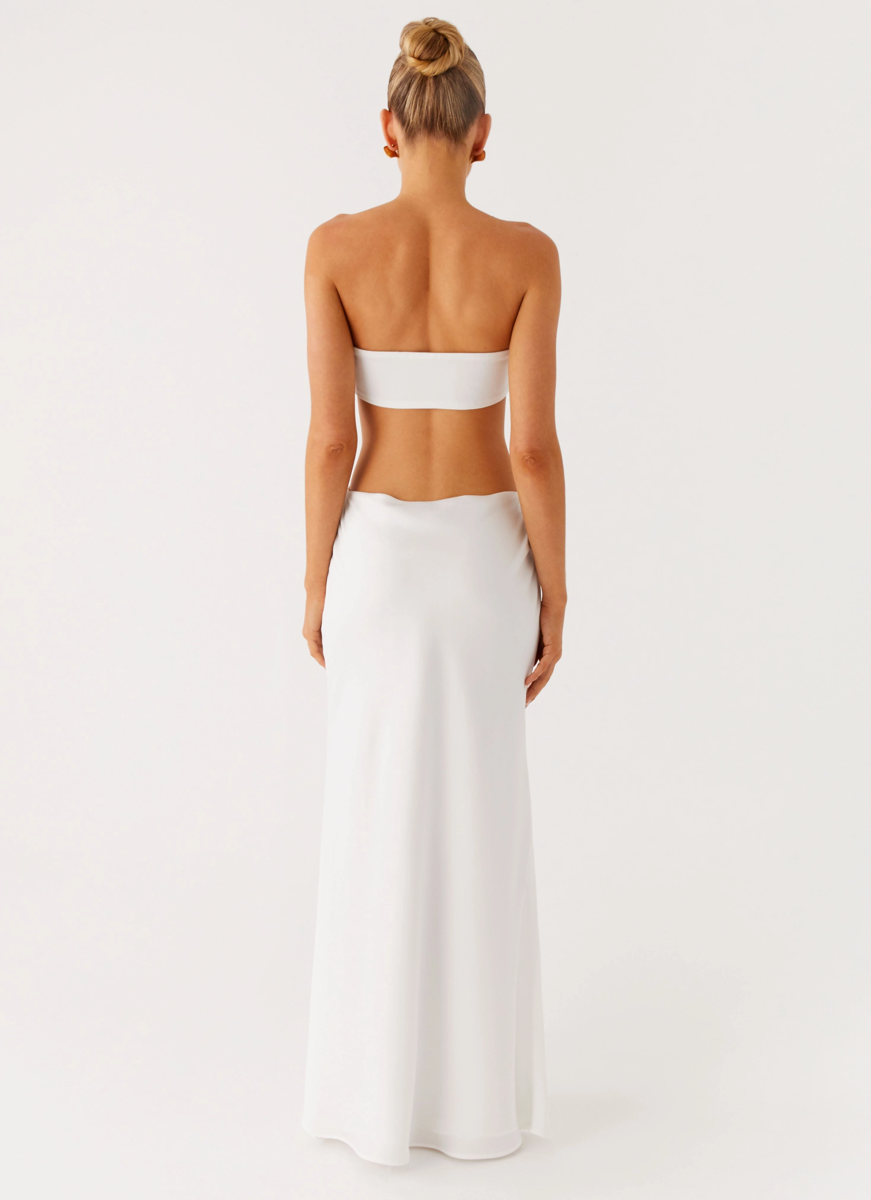 Confident Mood Kiss Me Cut Out Maxi - Ivory