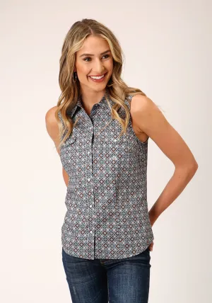 Timeless Design Roper Womens Grey 100% Cotton Silver Foulard S/L Shirt Roper Womens Grey 100% Cotton Silver Foulard S/L Shirt Artistic Design birthday celebration