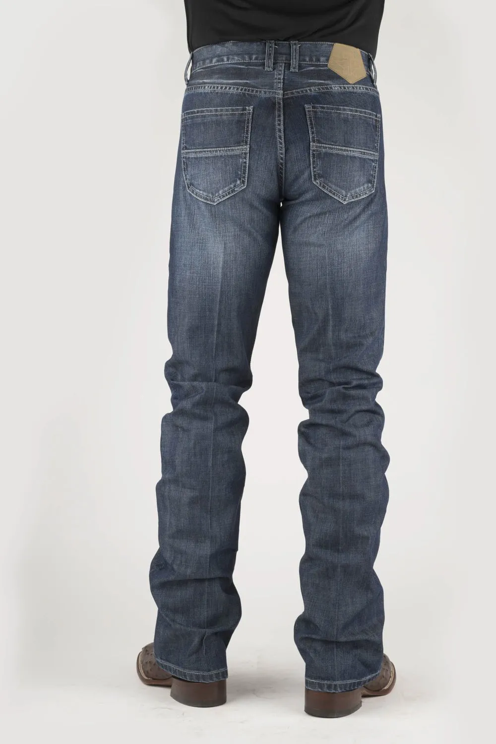 Tin Haul Mens Blue 100% Cotton 1660 Jagger Dbl Needle Jeans Base Fit Piece