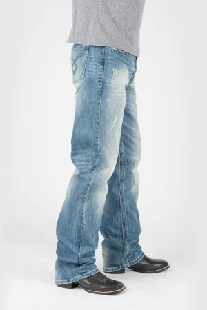 Tin Haul Mens Regular Joe Loop Back Blue 100% Cotton Jeans Perfect Fit Design Tin Haul Mens Regular Joe Loop Back Blue 100% Cotton Jeans Slim Modern Modern Textured