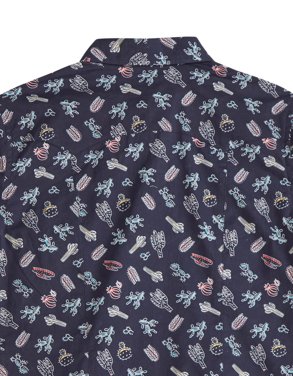 Tin Haul Womens 2421 Tossed Cactus Black 100% Cotton L/S Shirt Sustainable Manufacturing Process Smooth Texture