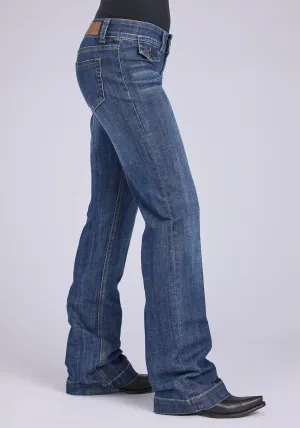 Tin Haul Womens 280 Rosie Fit Flaps Blue Cotton Blend Go To Jeans Unique Style Softened Lining Tin Haul Womens 280 Rosie Fit Flaps Blue Cotton Blend Go To Jeans