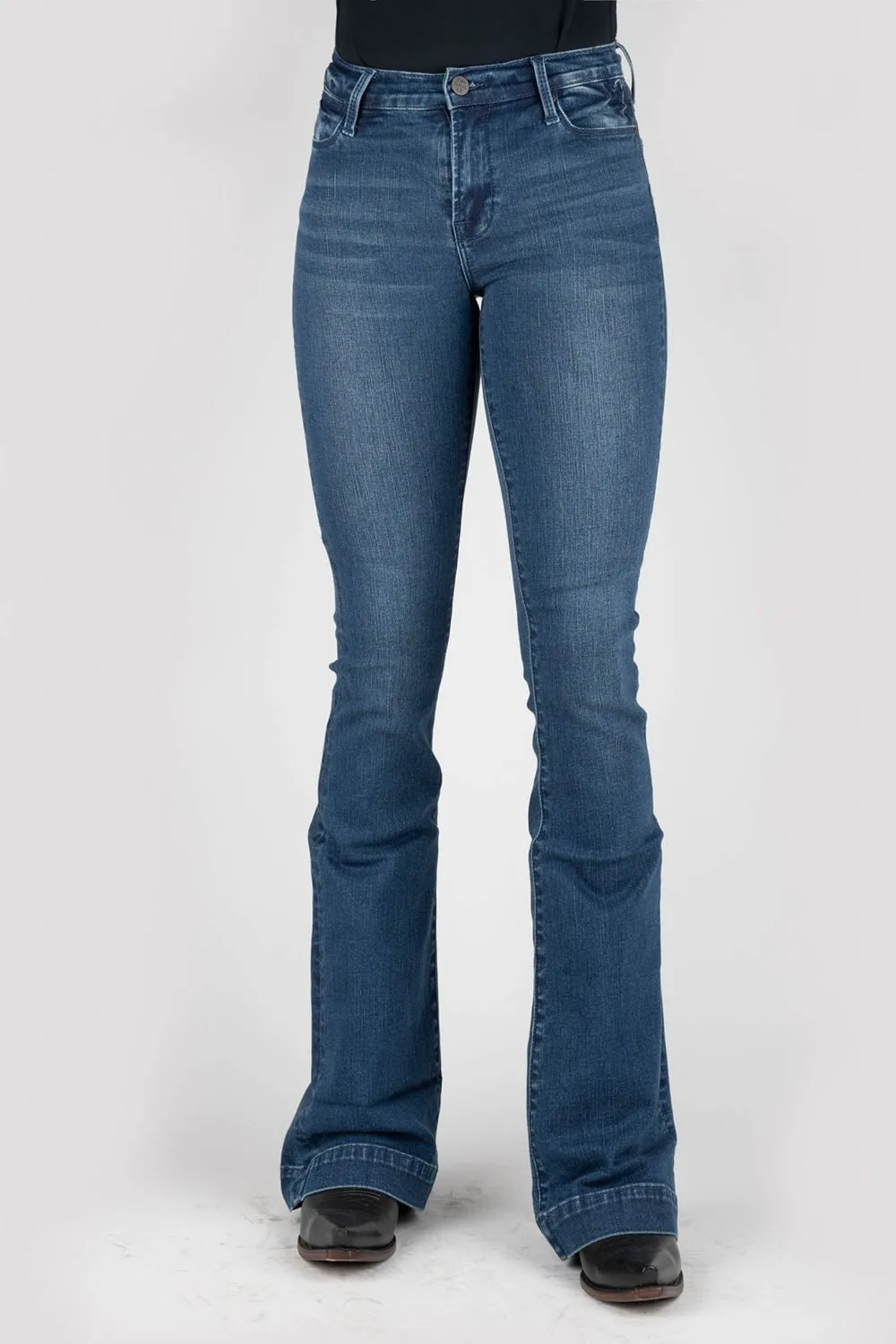 Sustainable Evening Stroll Casual Tin Haul Womens 595 Libby Fit Blue Cotton Blend Jeans