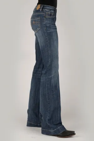 Tin Haul Womens Blue Cotton Blend 460 Ella Double Loop Jeans Unisex style Timeless Fashion Timeless Cut Tin Haul Womens Blue Cotton Blend 460 Ella Double Loop Jeans