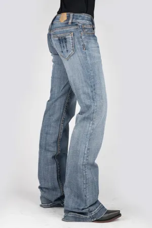 Tin Haul Womens Blue Cotton Blend 460 Ella Embroidery Jeans Minimal Statement Tin Haul Womens Blue Cotton Blend 460 Ella Embroidery Jeans Winter Warmth Sustainable