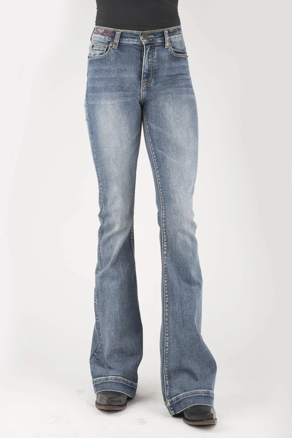 Modern Minimalist Fashion Lover Textured Loose Luxury Tin Haul Womens Blue Cotton Blend 595 Libby Anvil/Hammer Jeans
