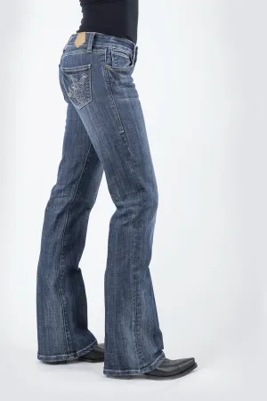 Tin Haul Womens Blue Cotton Blend Rosie Cactus Jeans Ergonomic Design Tin Haul Womens Blue Cotton Blend Rosie Cactus Jeans Eco Friendly Fashion Lover Morning Stroll Day Out Style