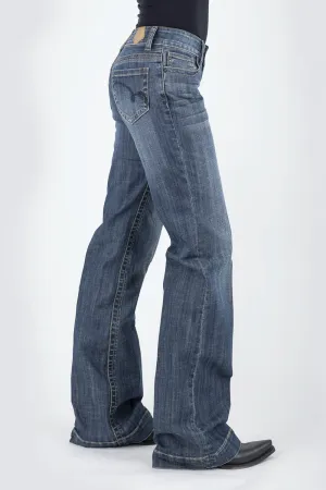 Tin Haul Womens Blue Ella Trouser Small Loop 460 Jeans Fray Resistant Hemming Tin Haul Womens Blue Ella Trouser Small Loop 460 Jeans Everyday Loose Music Event