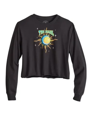 Tin Haul Womens Night Sun Collide Black 100% Cotton S/S T-Shirt Thermal Lining Tin Haul Womens Night Sun Collide Black 100% Cotton S/S T-Shirt Perfect Layering