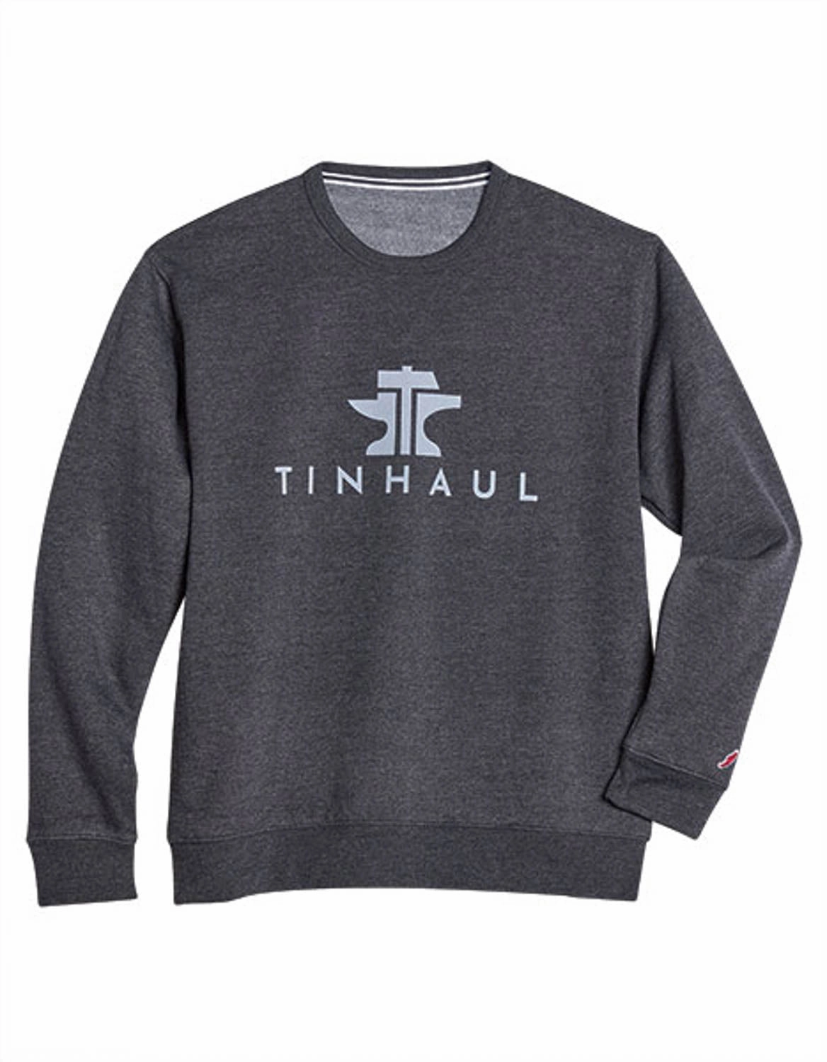 No Slip Shoulder Grip Tin Haul Mens Ultra Soft Fleece Heather Charcoal Poly/Cotton Sweatshirt