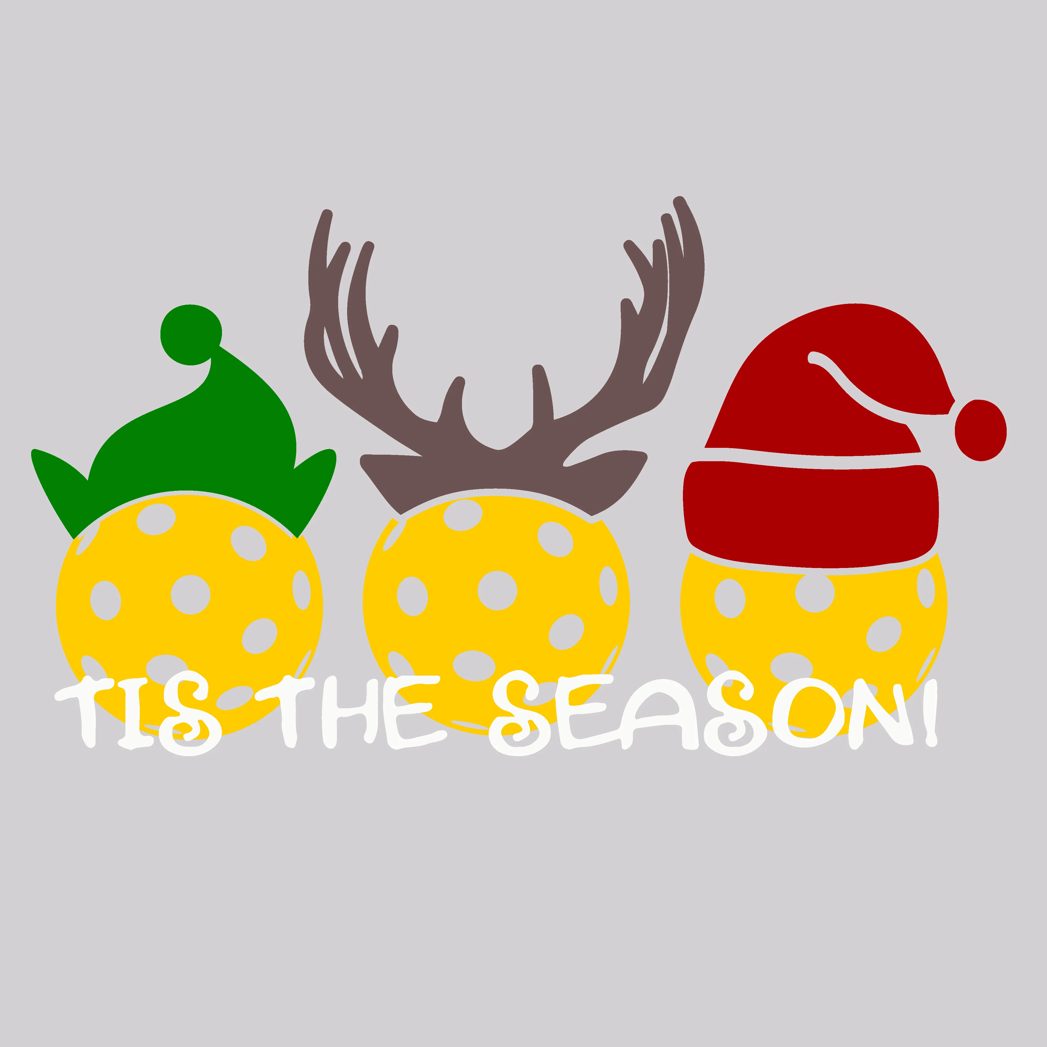Tis the Season | Women’s Sleeveless Pickleball Shirt | 100% Polyester