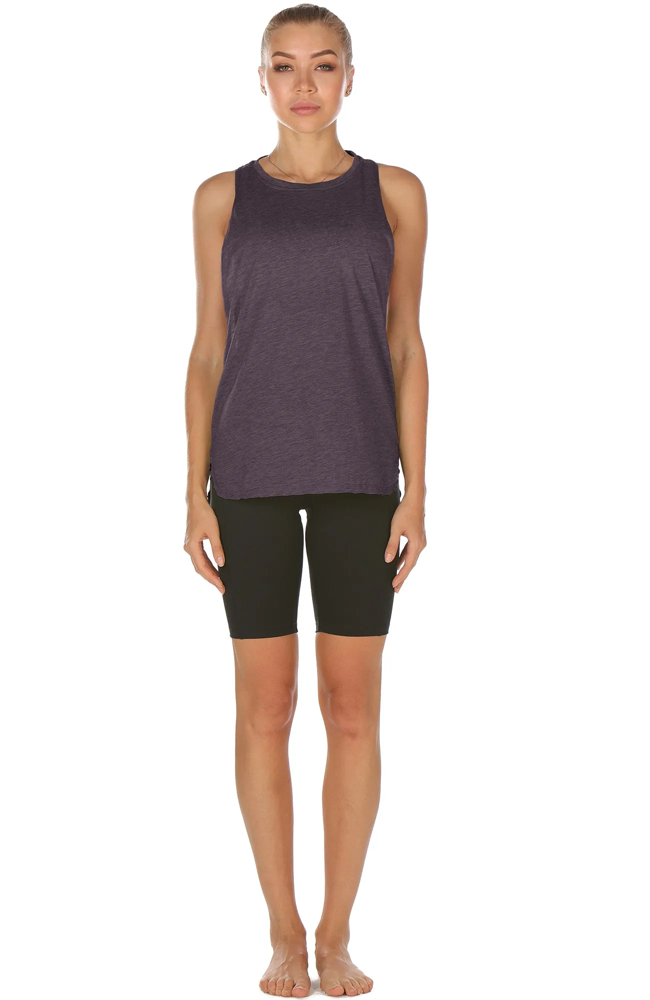 TK16-P icyzone Yoga Tops Activewear Workout Clothes Sports Racerback Tank Tops for Women (Pack of 3)