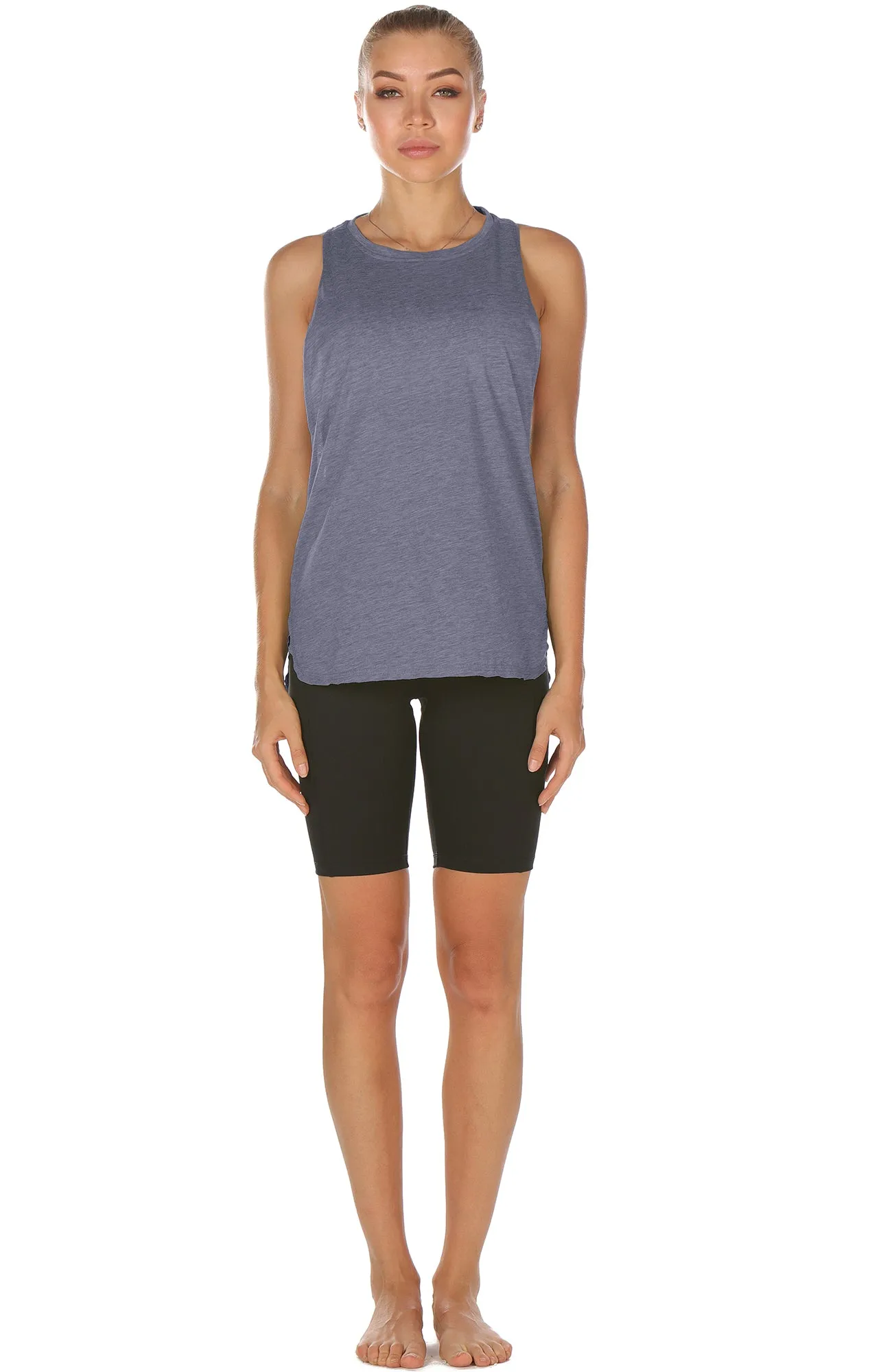 TK16-P icyzone Yoga Tops Activewear Workout Clothes Sports Racerback Tank Tops for Women (Pack of 3)