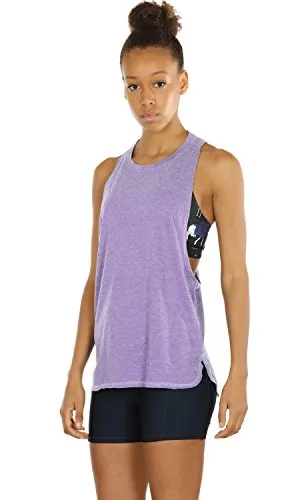 TK16-P icyzone Yoga Tops Activewear Workout Clothes Sports Racerback Tank Tops for Women (Pack of 3)