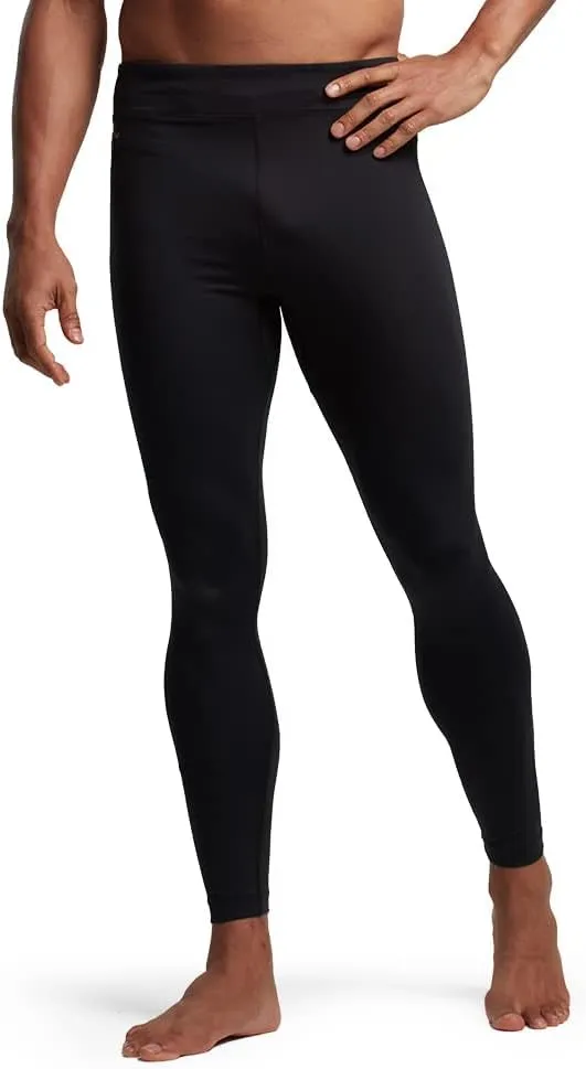 Tommie Copper Mens Core Compression Tights | UPF 50, Breathable, Sweat Wicking Activewear for Everyday Support & Recovery