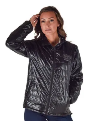 Total Comfort Cowgirl Tuff Womens Horizontal Midweight Black 100% Polyester Softshell Jacket Cowgirl Tuff Womens Horizontal Midweight Black 100% Polyester Softshell Jacket Soft Finish Comfortable Wear