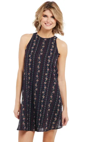 Total Fit Cowgirl Up Womens Navy Multi Polyester Crochet Lace Slip Dress S/L Comfy Fit Cowgirl Up Womens Navy Multi Polyester Crochet Lace Slip Dress S/L