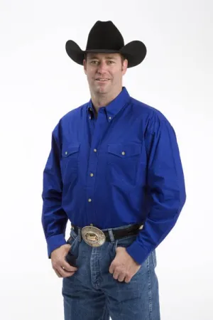 Travel-friendly Roper Mens Blue 100% Cotton L/S Tall Solid Poplin Long Tail Western Shirt Roper Mens Blue 100% Cotton L/S Tall Solid Poplin Long Tail Western Shirt Layered Hemline
