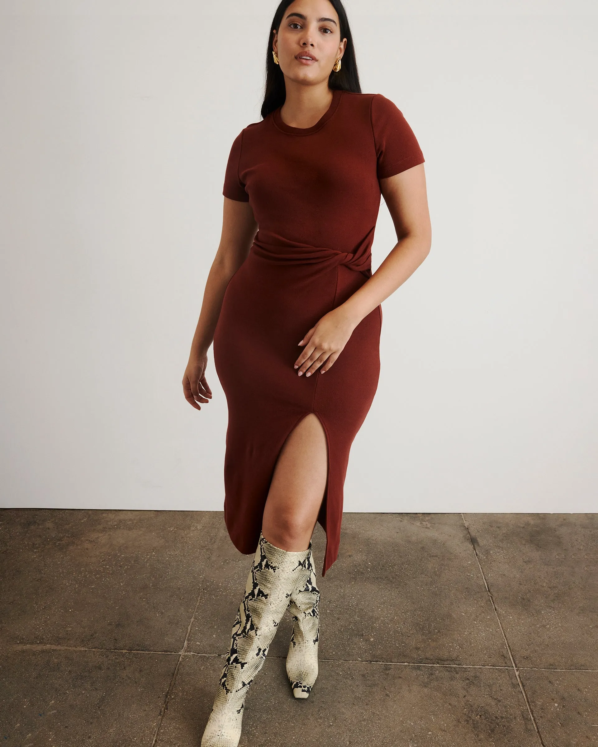 Short Sleeve Cody Dress QuickReleaseClasp Coral Soft
