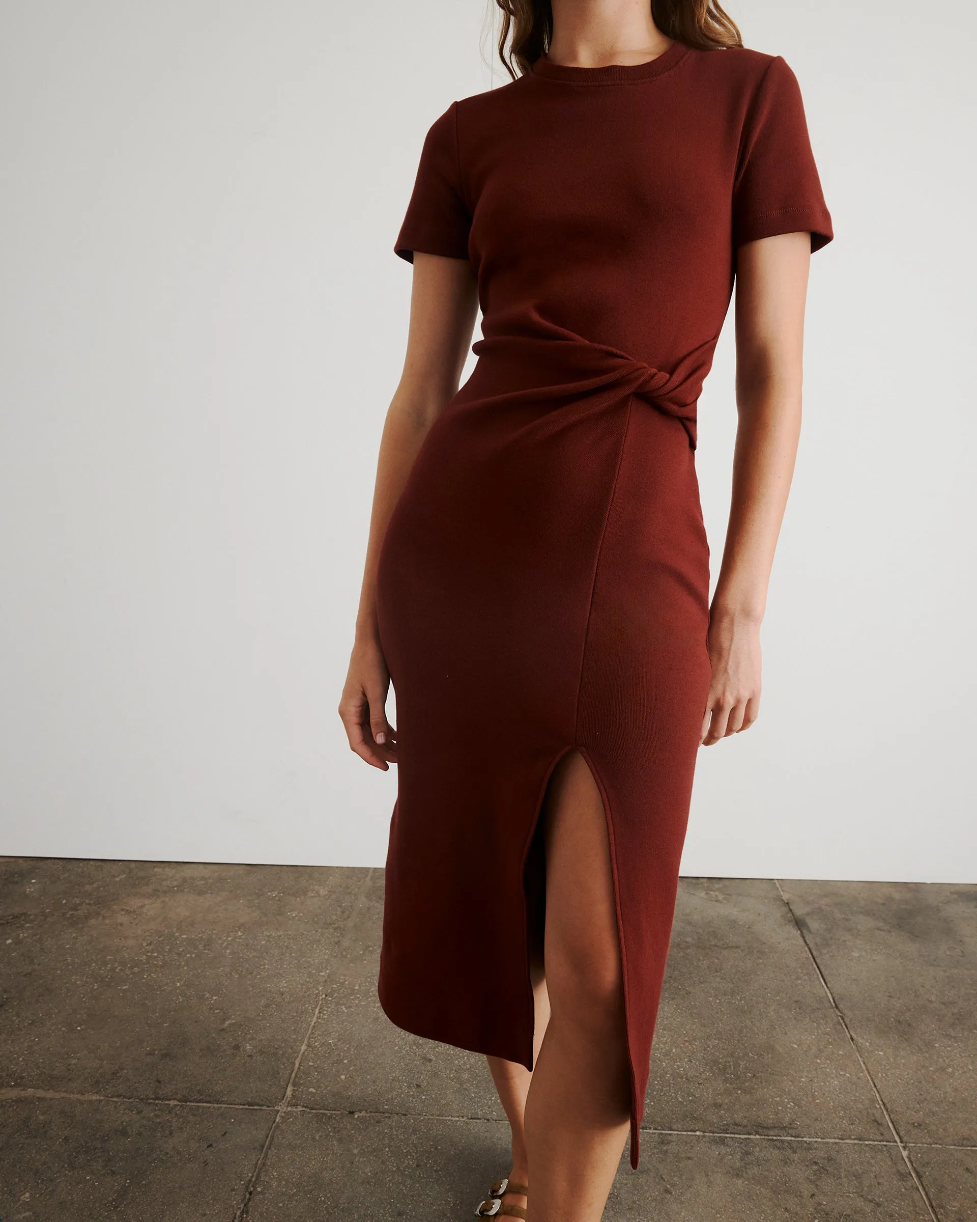 Office Casual Stream Cut Short Sleeve Cody Dress