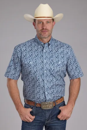 Trendy styles Roper Mens 2379 Prairie Paisley Blue 100% Cotton Btn S/S Shirt Roper Mens 2379 Prairie Paisley Blue 100% Cotton Btn S/S Shirt Versatile Layering Multipurpose Layering Fabric