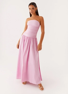Trendy Dress Carmel Maxi Dress - Pink Carmel Maxi Dress - Pink Work Vibes Vibrant Edge