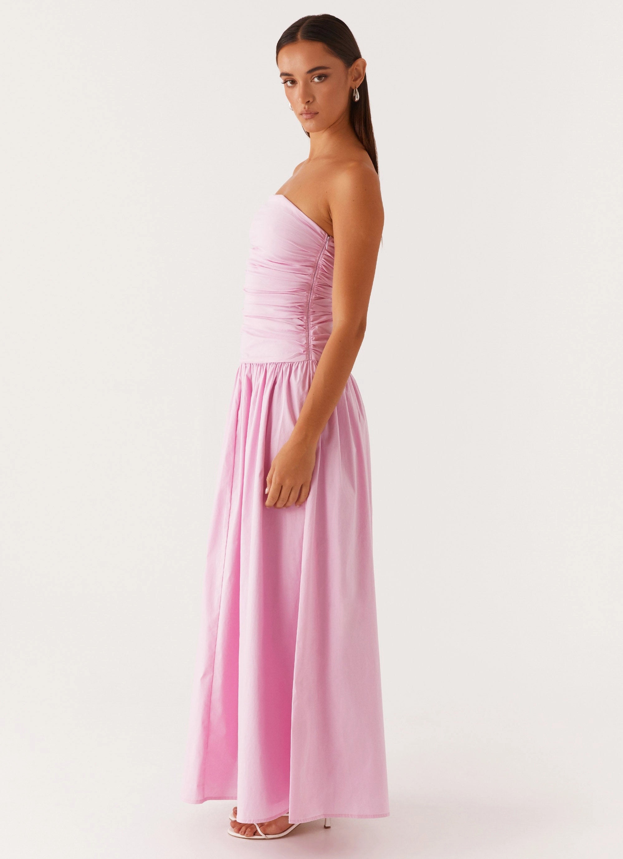 Easy Mood Carmel Maxi Dress - Pink